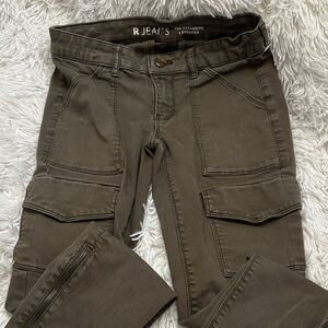 Reitmans Women's Skinny Jeans - Olive